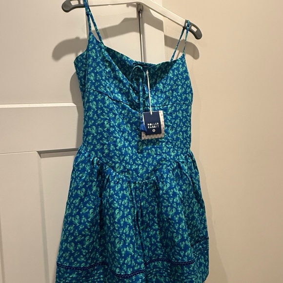 Roller Rabbit Blue Floral Spaghetti-Strap Sundress - Picture 2 of 4
